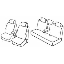 Seat Covers Lampa Set Superior - Hazelnut - compatible for Nissan Note (03/06>09/13)