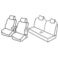 Coprisedili Lampa Set Superior - Nocciola - compatibili per Mini Mini (R50) (09/01>10/06)