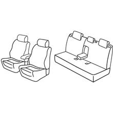 Sitzbezüge Lampa Set Superior - Nocciola - kompatibel für Mazda 3 5p (01/14>12/18)