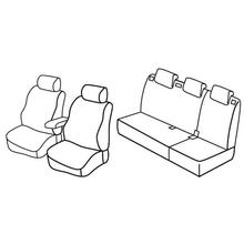 Coprisedili Lampa Set Superior - Nocciola - compatibili per Kia Cee'd Sportswagon (09/12>09/18)
