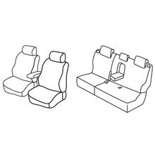 Coprisedili Lampa Set Superior - Nocciola - compatibili per Hyundai ix20 (11/10>12/20)
