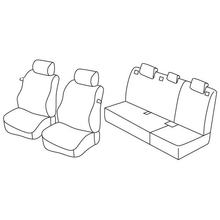 Stoelhoezen Lampa Set Superior - Nocciola - compatibel voor Hyundai i30 3-deurs (01/13>12/16)