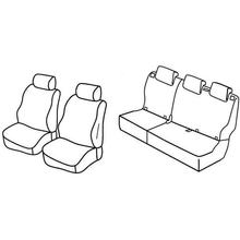 Stoelbekleding Lampa Set Superior - Nocciola - compatibel voor Hyundai i10 (11/13>02/20)