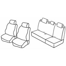 Stoelhoezen Lampa Set Superior - Nocciola - compatibel voor Hyundai i10 (04/08>10/13)