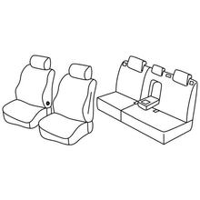 Stoelbekleding Lampa Set Superior - Nocciola - compatibel voor Ford Kuga (06/08>02/13)