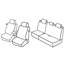 Stoelhoezen Lampa Set Superior - Nocciola - geschikt voor Ford Focus 3-deurs (02/05>02/11)