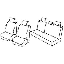 Coprisedili Lampa Set Superior - Nocciola - compatibili per Ford Focus 3p (01/99>01/05)