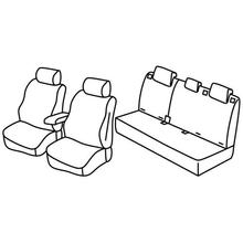 Stoelhoezen Lampa Set Superior - Nocciola - compatibel voor Citroen C4 5p (11/10>02/18)