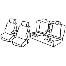 Stoelbekleding Lampa Set Superior - Nocciola - compatibel voor Bmw Serie 3 (F30) (02/12>11/18)