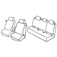 Stoelbekleding Lampa Set Superior - Nocciola - compatibel voor Audi A3 3-deurs (09/12>07/16)