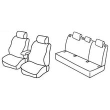 Stoelhoezen Lampa Set Superior - Nocciola - compatibel voor Audi A3 Sportback (09/04>10/12)