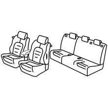 Coprisedili Lampa Set Superior - Nocciola - compatibili per Alfa Romeo Mito (09/08>04/19)