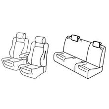 Stoelbekleding Lampa Set Superior - Nocciola - compatibel voor Alfa Romeo 147 5p (11/04>08/08)