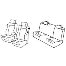 Stoelhoezen Lampa Set Superior - Nocciola - compatibel voor Alfa Romeo 147 3p (11/04>08/08)