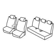 Stoelbekleding Lampa Set Superior - Nocciola - compatibel voor Toyota Yaris 5-deurs (10/11>08/20)