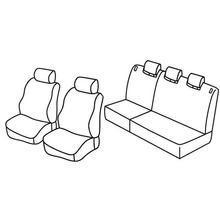 Stoelhoezen Lampa Set Superior - Nocciola - geschikt voor Toyota Yaris 5-deurs (01/06>09/11)