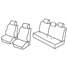 Stoelhoezen Lampa Set Superior - Nocciola - geschikt voor Toyota Yaris 3-deurs (04/99>12/05) - Toyota Yaris 5-deurs (04/99>12/05)