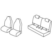 Stoelhoezen Lampa Set Superior - Nocciola - geschikt voor Citroen C1 3-deurs (06/14>03/21) - Citroen C1 5-deurs (06/14>12/21) - Citroen C1 Airscape 3-deurs (06/14>05/18) - Citroen C1 Airscape 5-deurs (06/14>05/18) - Peugeot 108 3-deurs (06/