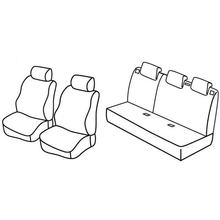 Coprisedili Lampa Set Superior - Nocciola - compatibili per Suzuki Swift 3p (05/05>08/10) - Suzuki Swift 5p (01/06>08/10)