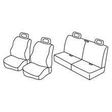 Coprisedili Lampa Set Superior - Nocciola - compatibili per Suzuki Jimny 3p (01/98>05/12)