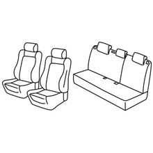 Coprisedili Lampa Set Superior - Nocciola - compatibili per Seat Leon (09/05>12/12)