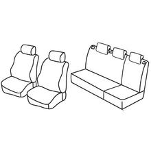 Coprisedili Lampa Set Superior - Nocciola - compatibili per Seat Ibiza 5p (06/08>08/15)
