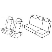 Coprisedili Lampa Set Superior - Nocciola - compatibili per Seat Ibiza 5p (06/08>08/15)