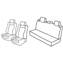 Coprisedili Lampa Set Superior - Nocciola - compatibili per Seat Ibiza 5p (01/02>05/08)
