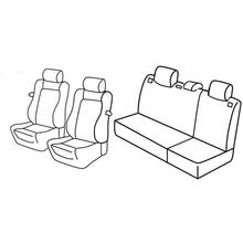 Coprisedili Lampa Set Superior - Nocciola - compatibili per Seat Ibiza 3p (01/02>08/09)