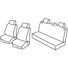 Coprisedili Lampa Set Superior - Nocciola - compatibili per Seat Ibiza 5p (01/02>05/08)