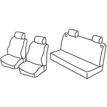 Coprisedili Lampa Set Superior - Nocciola - compatibili per Seat Ibiza 5p (01/02>05/08)