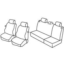 Coprisedili Lampa Set Superior - Nocciola - compatibile per Seat Ibiza 3p (01/02>08/09)