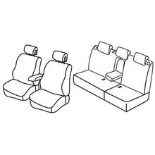 Coprisedili Lampa Set Superior - Nocciola - compatibili per Renault Megane II 5p (10/02>10/08)