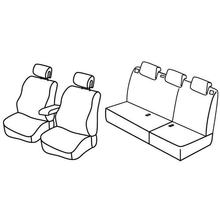 Coprisedili Lampa Set Superior - Nocciola - compatibili per Renault Megane II 5p (10/02>10/08)