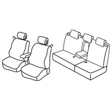 Coprisedili Lampa Set Superior - Nocciola - compatibili per Renault Megane II 3p (10/02>10/08)
