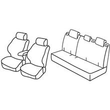 Coprisedili Lampa Set Superior - Nocciola - compatibili per Peugeot 208 5p (04/12>10/19)