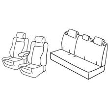 Coprisedili Lampa Set Superior - Nocciola - compatibili per Peugeot 208 5p (04/12>10/19)