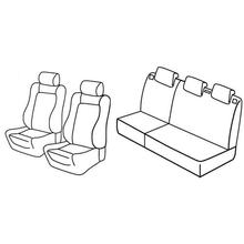 Coprisedili Lampa Set Superior - Nocciola - compatibili per Peugeot 206 3p (09/98>02/09) - Peugeot 206 5p (09/98>02/09)