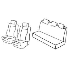 Coprisedili Lampa Set Superior - Nocciola - compatibili per Peugeot 206 3p (09/98>02/09) - Peugeot 206 5p (09/98>02/09)