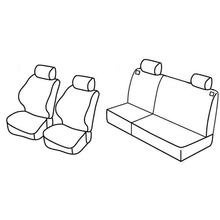 Coprisedili Lampa Set Superior - Nocciola - compatibili per Peugeot 206 5p (09/98>02/09)
