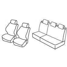 Coprisedili Lampa Set Superior - Nocciola - compatibili per Peugeot 206 3p (09/98>02/09) - Peugeot 206 5p (09/98>02/09)