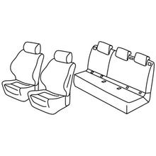 Capas de Assento Lampa Conjunto Superior - Nocciola - compatível para Opel Corsa E 5p (12/14>08/19)