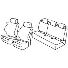 Coprisedili Lampa Set Superior - Nocciola - compatibili per Opel Corsa E 3p (12/14>08/19)