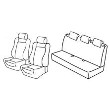 Coprisedili Lampa Set Superior - Nocciola - compatibili per Opel Corsa D 5p (09/06>11/14)