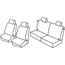 Coprisedili Lampa Set Superior - Nocciola - compatibili per Opel Agila (05/00>01/08)