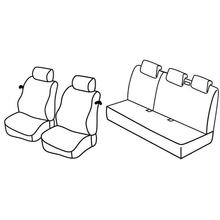 Coprisedili Lampa Set Superior - Nocciola - compatibili per Nissan Micra 3p (10/07>10/10)