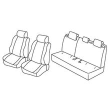 Coprisedili Lampa Set Superior - Nocciola - compatibili per Mazda 2 5p (03/15>)