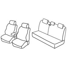 Coprisedili Lampa Set Superior - Nocciola - compatibile per Kia Rio 5p (10/05>08/11)