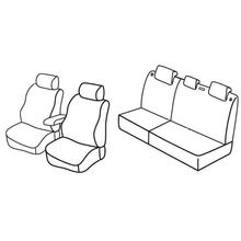 Coprisedili Lampa Set Superior - Nocciola - compatibili per Kia Rio 5p (10/05>08/11)