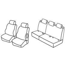 Coprisedili Lampa Set Superior - Nocciola - compatibili per Fiat Sedici (03/06>05/15)